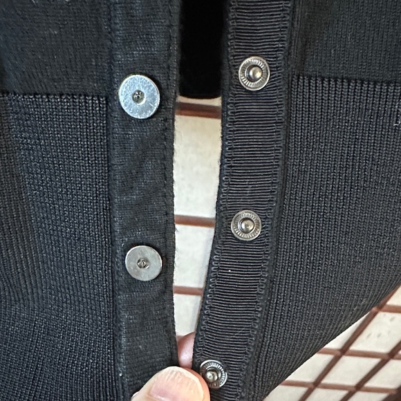 White House Black Market Black Cardigan Sweater - Picture 4 of 9